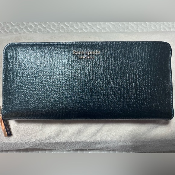 kate spade Handbags - Kate Spade Green Textured Leather Accessory